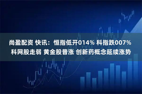 尚盈配资 快讯：恒指低开014% 科指跌007% 科网股走弱 黄金股普涨 创新药概念延续涨势