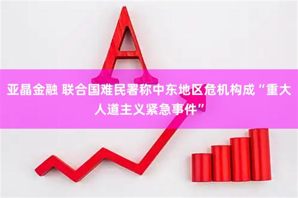 亚晶金融 联合国难民署称中东地区危机构成“重大人道主义紧急事件”
