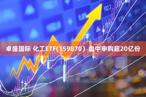 卓盛国际 化工ETF(159870）盘中申购超20亿份